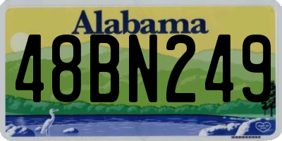 AL license plate 48BN249