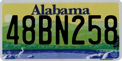 AL license plate 48BN258