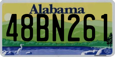 AL license plate 48BN261