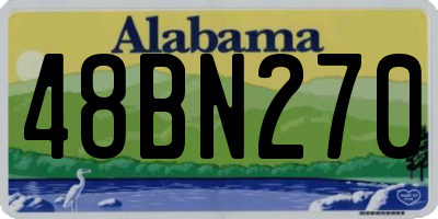 AL license plate 48BN270