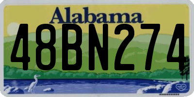 AL license plate 48BN274