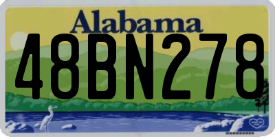 AL license plate 48BN278