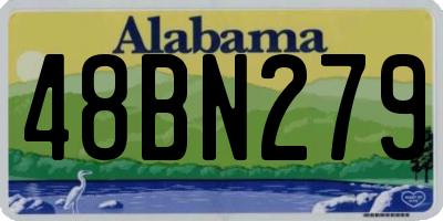 AL license plate 48BN279