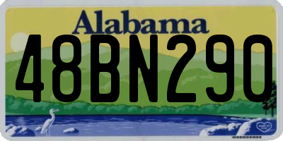 AL license plate 48BN290