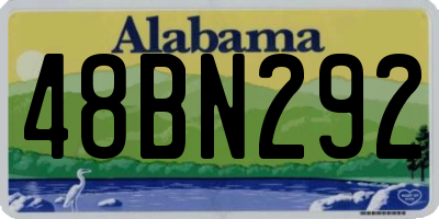 AL license plate 48BN292