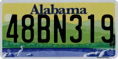 AL license plate 48BN319