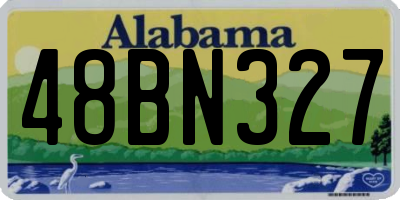 AL license plate 48BN327