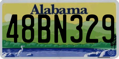 AL license plate 48BN329