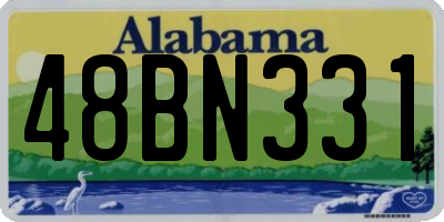 AL license plate 48BN331