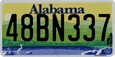 AL license plate 48BN337