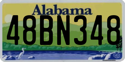 AL license plate 48BN348