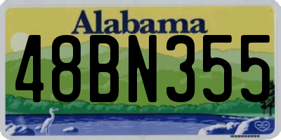 AL license plate 48BN355
