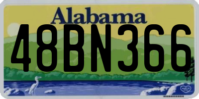 AL license plate 48BN366