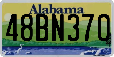 AL license plate 48BN370