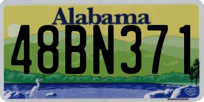 AL license plate 48BN371