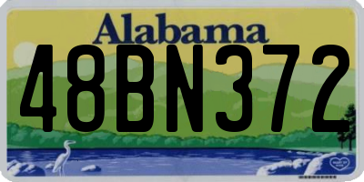 AL license plate 48BN372