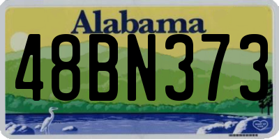 AL license plate 48BN373