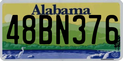 AL license plate 48BN376