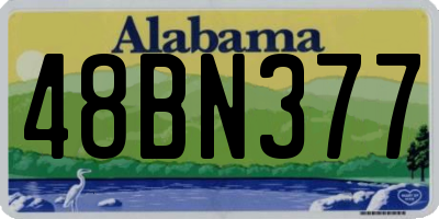 AL license plate 48BN377