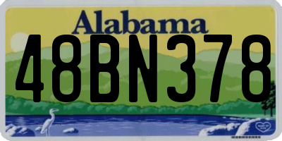 AL license plate 48BN378
