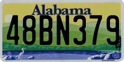 AL license plate 48BN379
