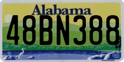 AL license plate 48BN388