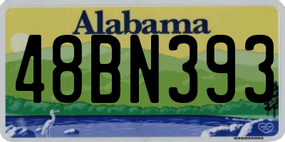 AL license plate 48BN393