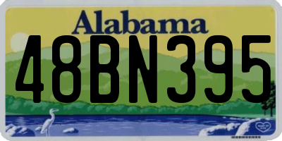 AL license plate 48BN395