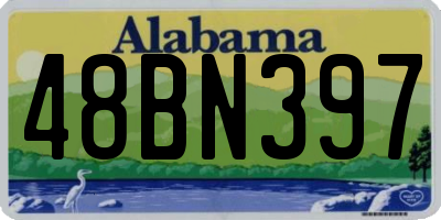 AL license plate 48BN397