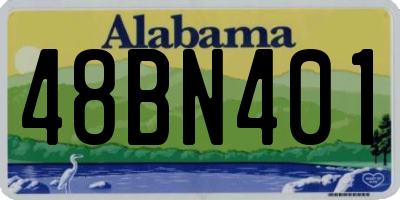 AL license plate 48BN401