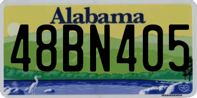 AL license plate 48BN405