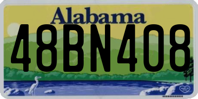 AL license plate 48BN408