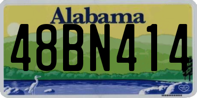 AL license plate 48BN414