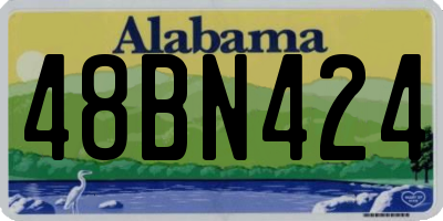 AL license plate 48BN424