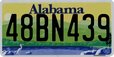 AL license plate 48BN439