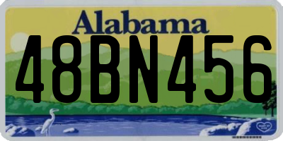 AL license plate 48BN456