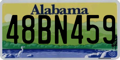 AL license plate 48BN459