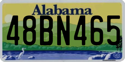 AL license plate 48BN465
