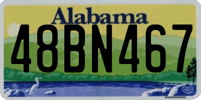AL license plate 48BN467