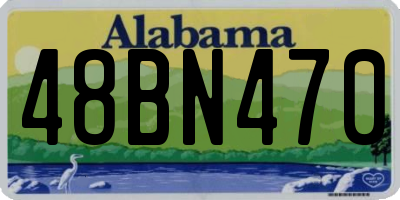 AL license plate 48BN470