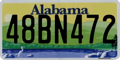 AL license plate 48BN472