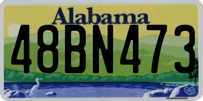 AL license plate 48BN473