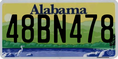 AL license plate 48BN478