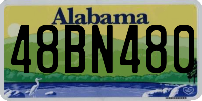 AL license plate 48BN480