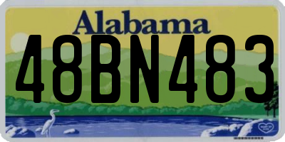 AL license plate 48BN483