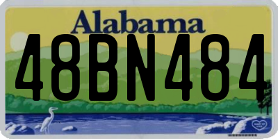 AL license plate 48BN484