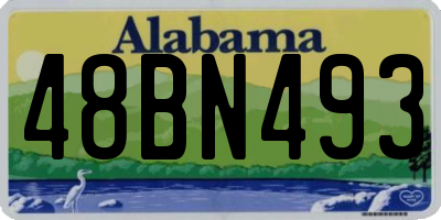 AL license plate 48BN493