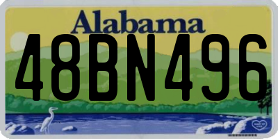 AL license plate 48BN496