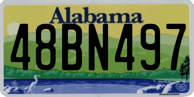 AL license plate 48BN497