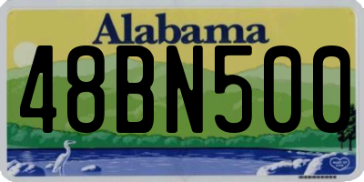 AL license plate 48BN500